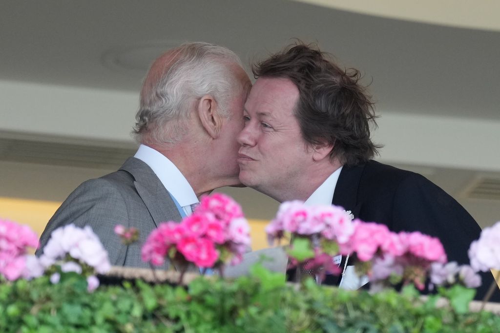 A warm exchange between King Charles and stepson, Tom Parker Bowles