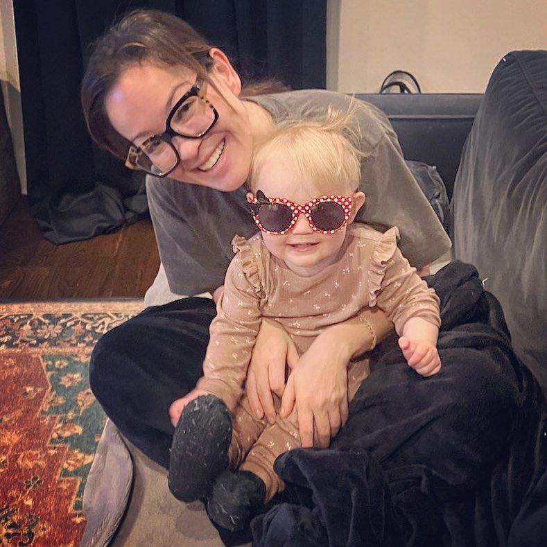 Eva with her daughter Ella