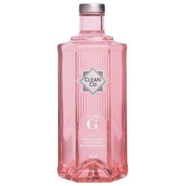 CleanCo Clean G pink gin alternative bottle Spencer Matthews