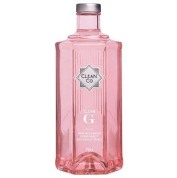 CleanCo Clean G pink gin alternative bottle Spencer Matthews