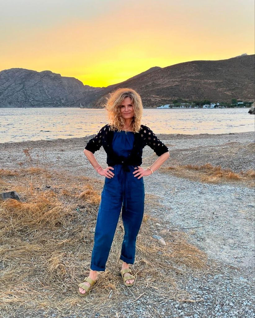 Kyra Sedgwick looked beautiful in a beach photo posted by Kevin Bacon