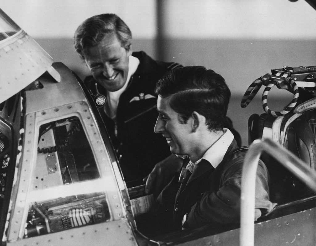 Charles recalled his own time training with the RAF