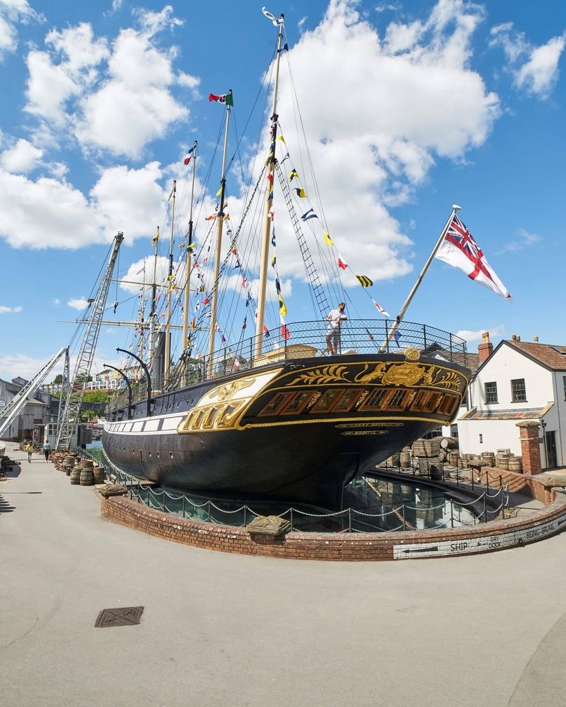 The iconic ship that's now dry docked in Bristol 