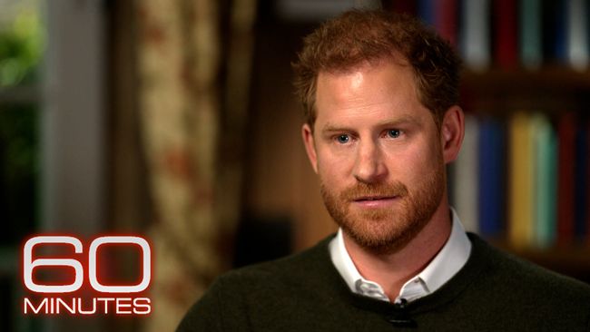 Prince Harry during an interview
