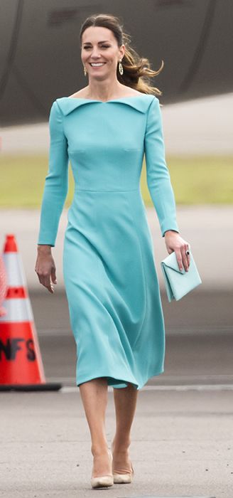 Kate middleton hotsell turquoise dress