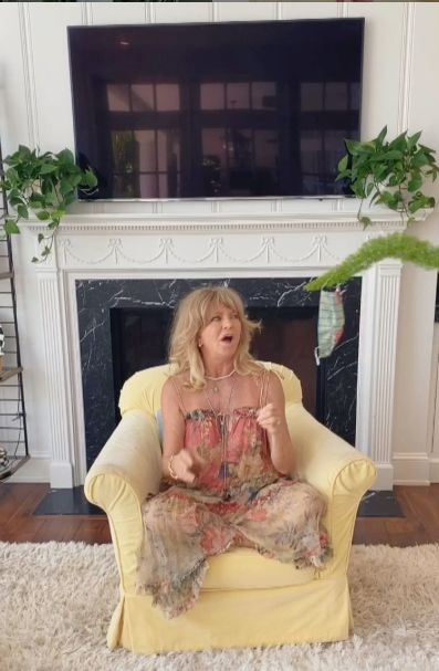 goldie hawn house living room pic z
