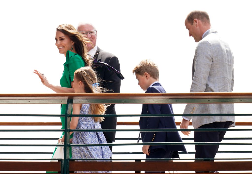 Prince william, princess kate and Prince George and Princess Charlotte at wimbledon