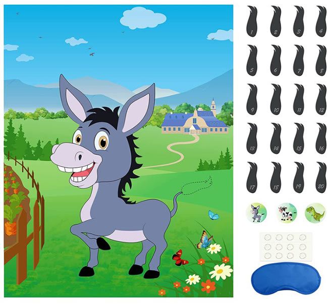 kids party donkey game
