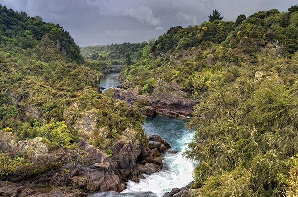 The Waikato River in New Zealand