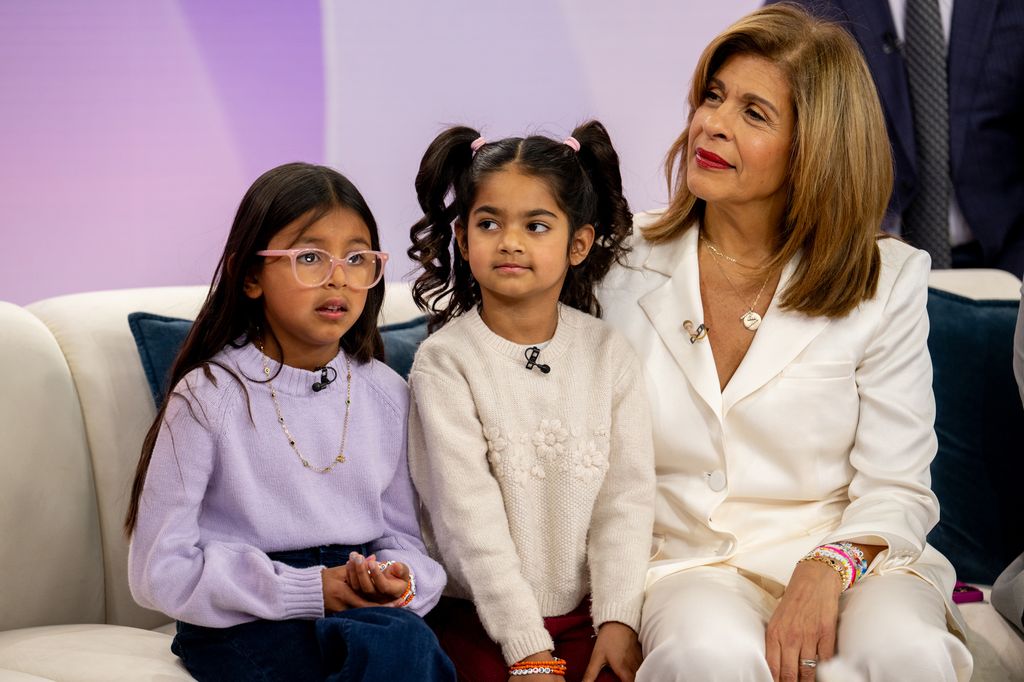 TODAY -- Pictured: Hoda Kotb with daughters Hope and Haley Joy on Wednesday, January 10, 2025