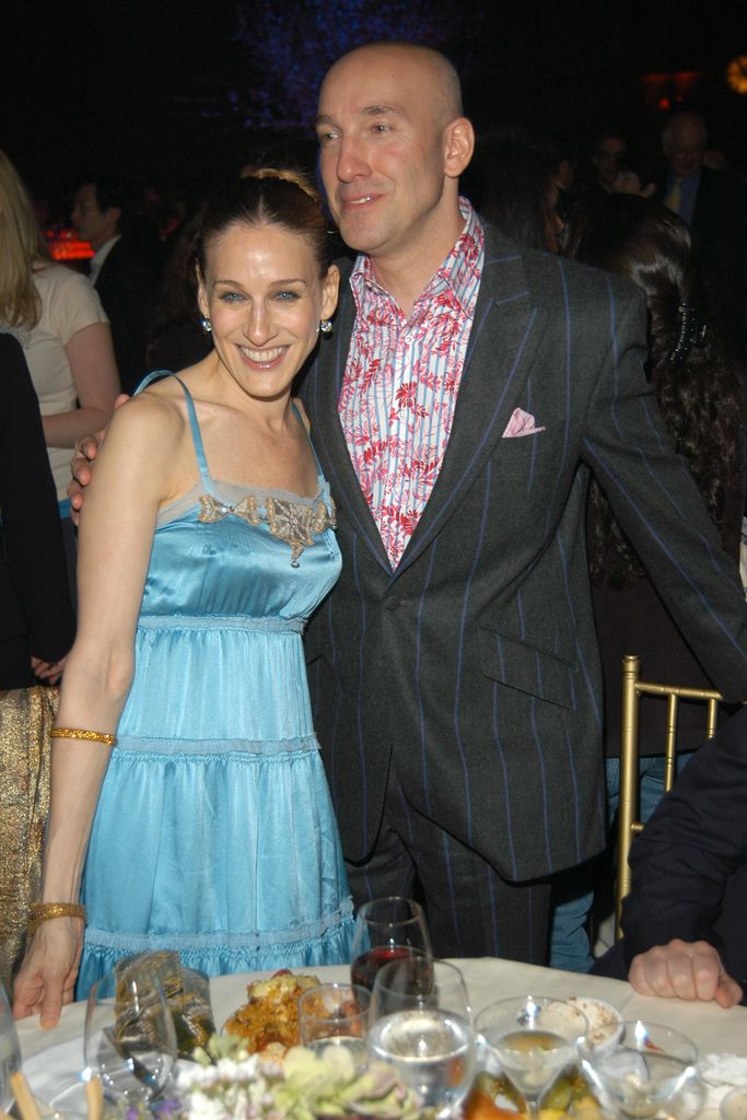 Sarah Jessica Parker and her brother Timothy Britten Parker attend RENT 10th Year Anniversary - Afterparty at Cipriani 42nd Street on April 24, 2006 in New York City