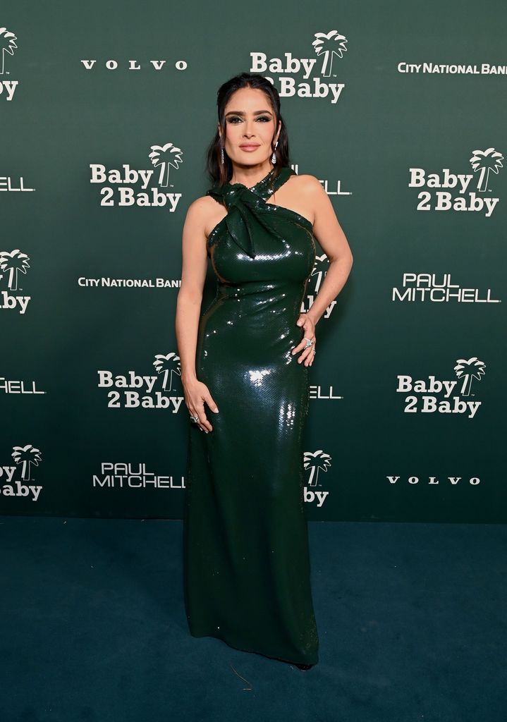WEST HOLLYWOOD, CALIFORNIA - NOVEMBER 11: Salma Hayek Pinault attends 2023 Baby2Baby Gala Presented By Paul Mitchell at Pacific Design Center on November 11, 2023 in West Hollywood, California. (Photo by Araya Doheny/Getty Images for Baby2Baby)