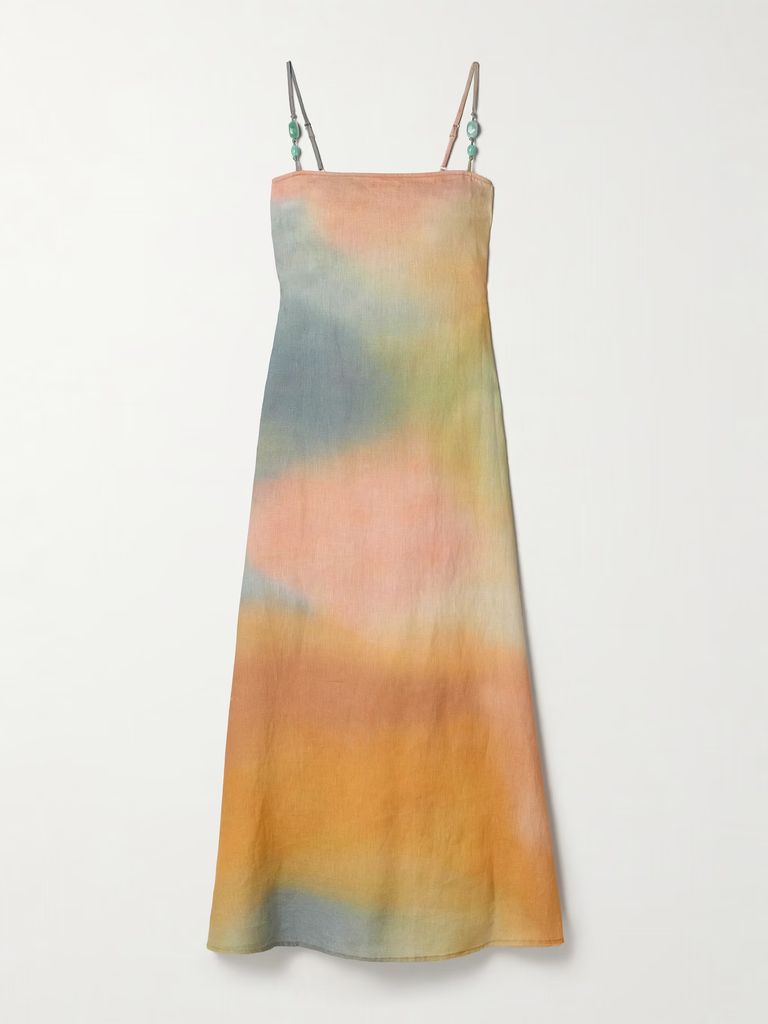staud rainbow blend dress