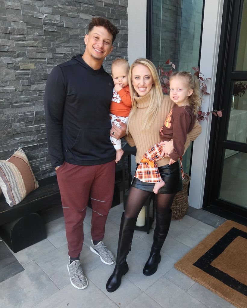 patrick brittany mahomes with kids