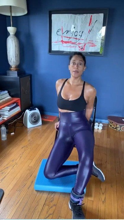 tracee ellis ross working out