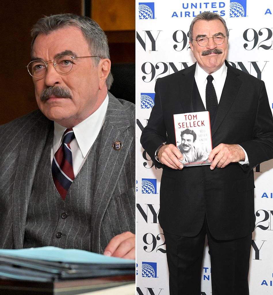 Tom Selleck in Blue Bloods / Tom Selleck in a black suit