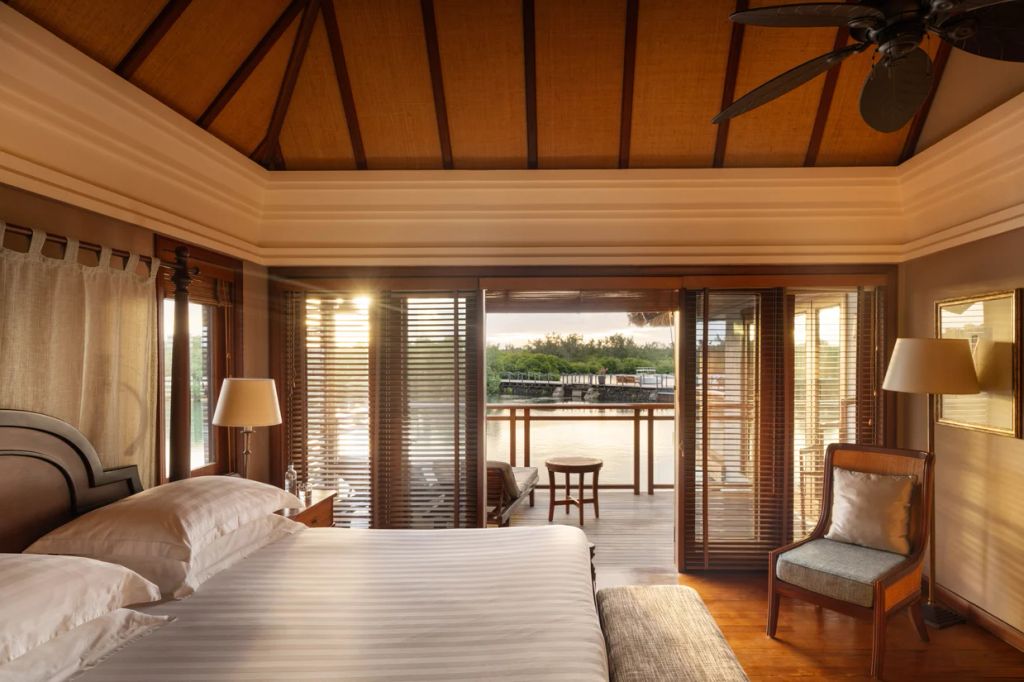 sunlit bedroom at the prince constance hotel