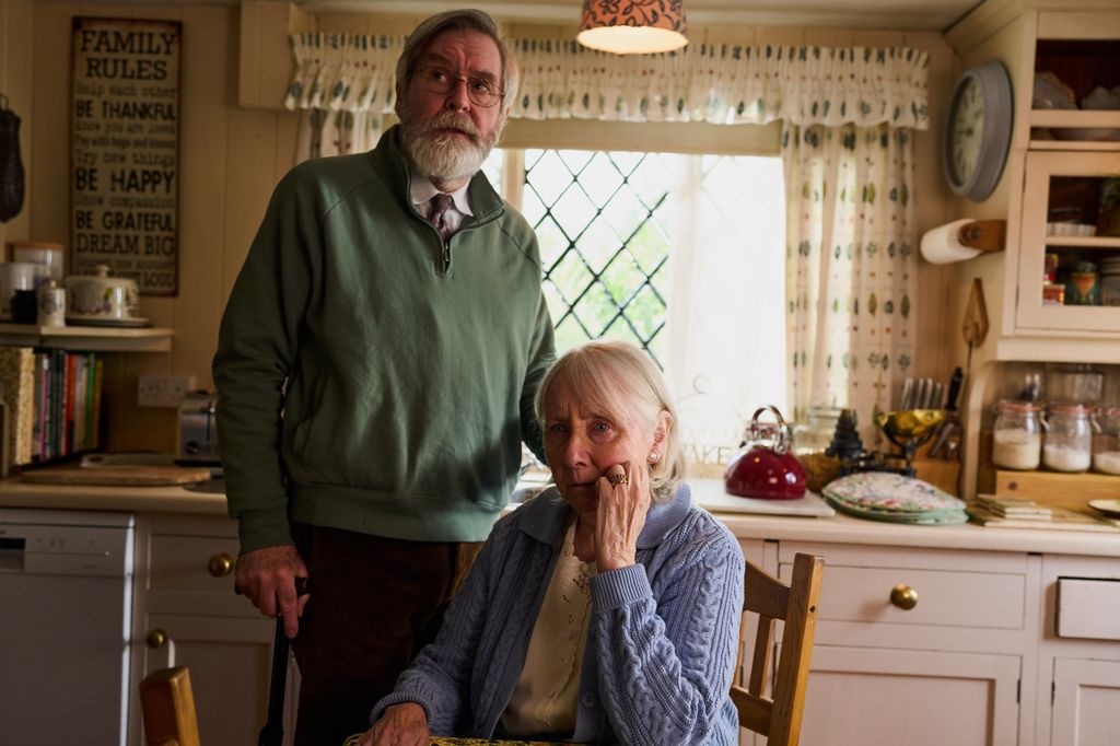 James Fleet as Bobby and Gemma Jones as Rose Wright in I, Jack Wright