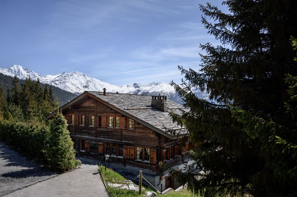Prince Andrew's old chalet in Verbier, Switzerland