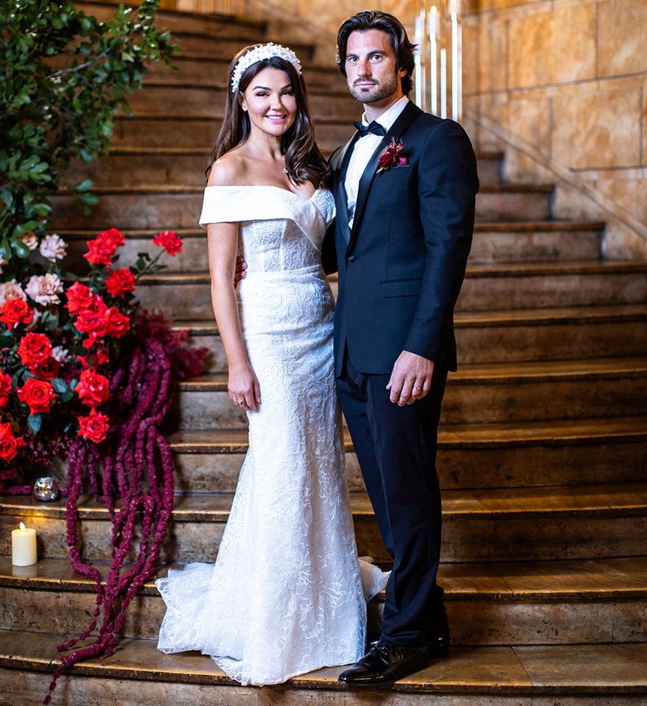 Lauren and Eliot after their wedding in MAFS Australia