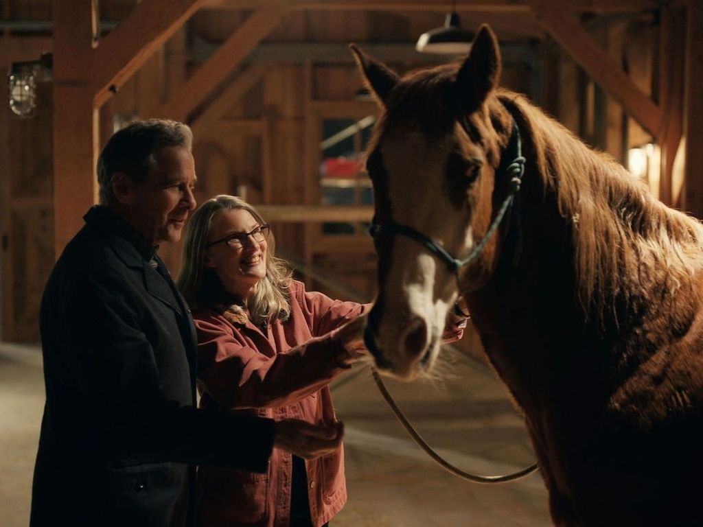 Tim Matheson as Doc, Annette O'Toole as Hope McCrea in Virgin River