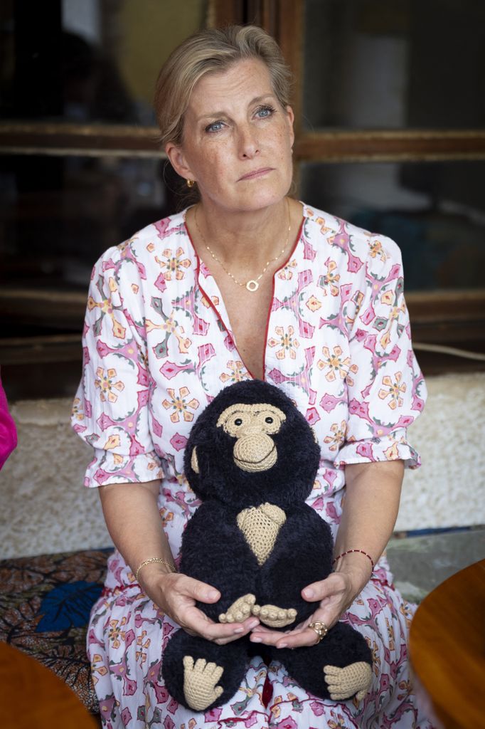 Duchess Sophie of Edinburgh during visit to Democratic Republic of Congo