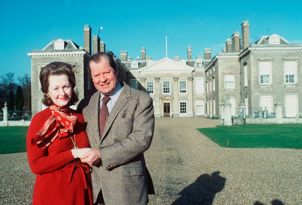 Earl Spencer with his second wife Raine at Althorp House