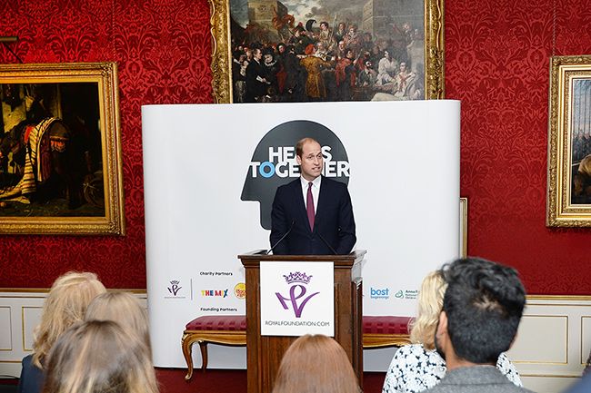prince william gives speech on world mental health day