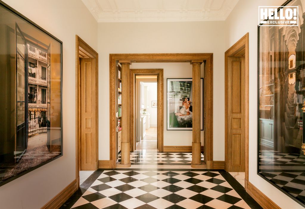 Camilla Austad Knutsen's hallway at Oslo home