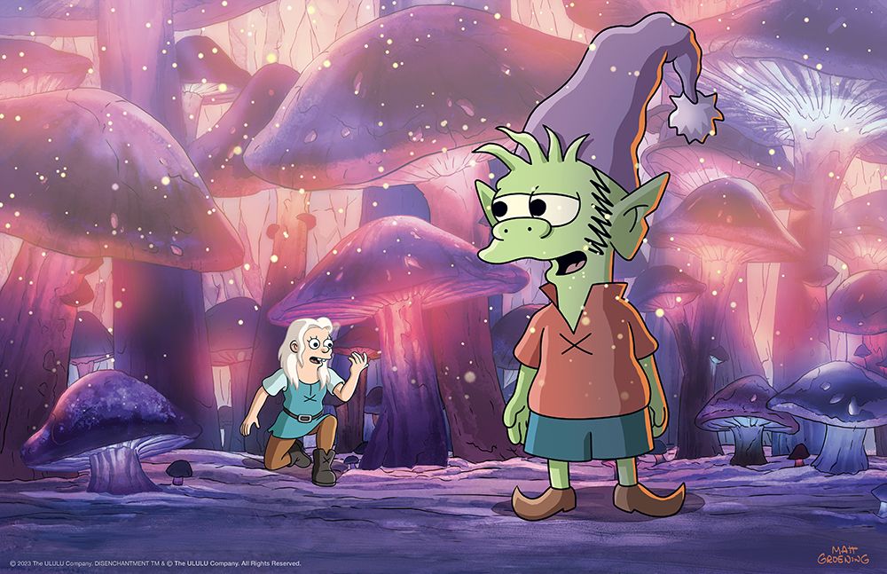 Bean and Elfo in Disenchantment