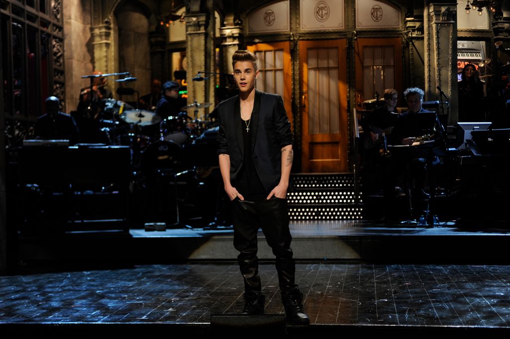SATURDAY NIGHT LIVE -- "Justin Beiber" Episode 1633 -- Pictured: Justin Bieber -- (Photo by: Dana Edelson/NBCU Photo Bank/NBCUniversal via Getty Images via Getty Images)