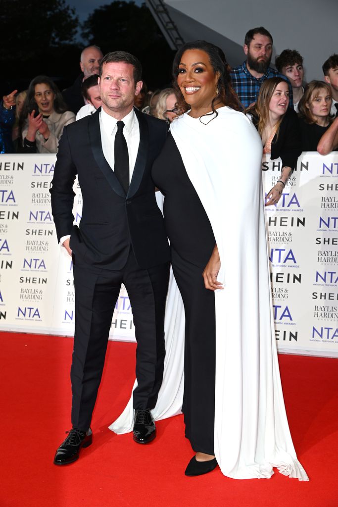  Dermot O'Leary and Alison Hammond attend the NTAs 2024 at The O2 Arena on September