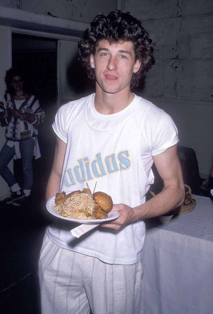 Patrick Dempsey in 1989 sporting big, bold hair