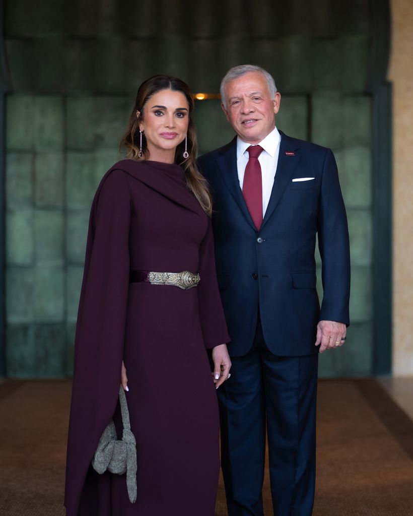 Queen Rania with her husband King Abdullah 