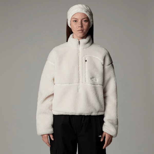 north face white fleece 