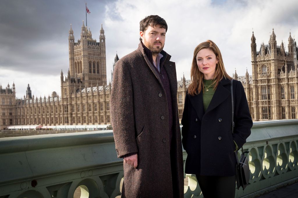 Cormoran Stirke and Robin Ellacott in Strike