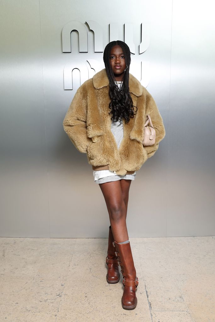 PARIS, FRANCE - OCTOBER 03: Zaya Wade attends the Miu Miu Womenswear S/S 2024 show as part of Paris Fashion Week at Palais d'Iena on October 03, 2023 in Paris, France. (Photo by Pascal Le Segretain/Getty Images for Miu Miu)
