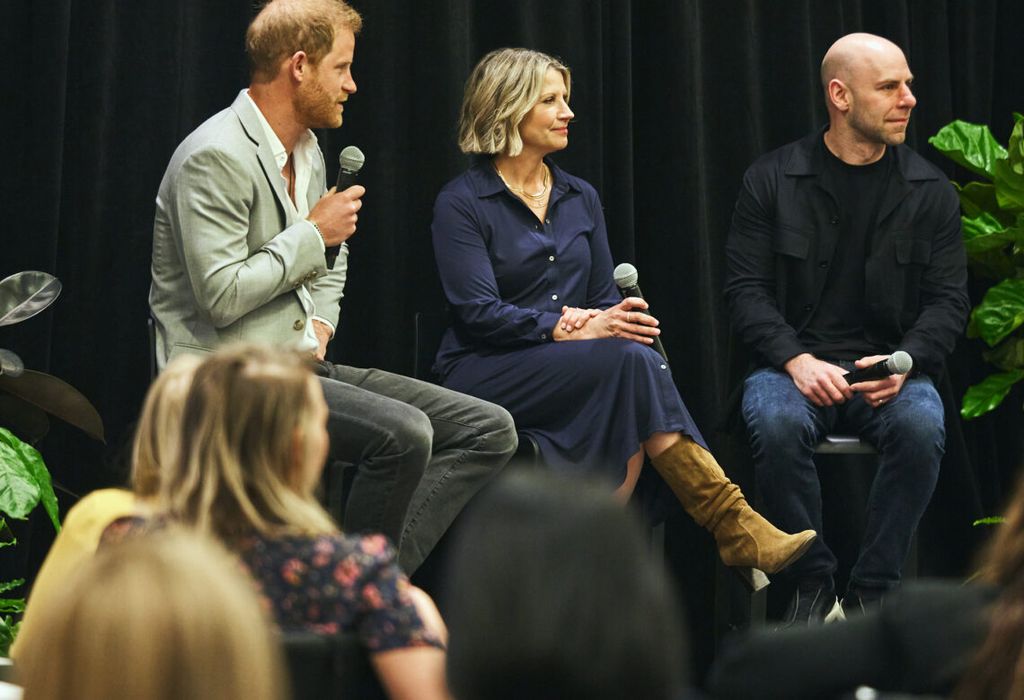 Harry joined a panel to talk about combatting burnout and stress at work