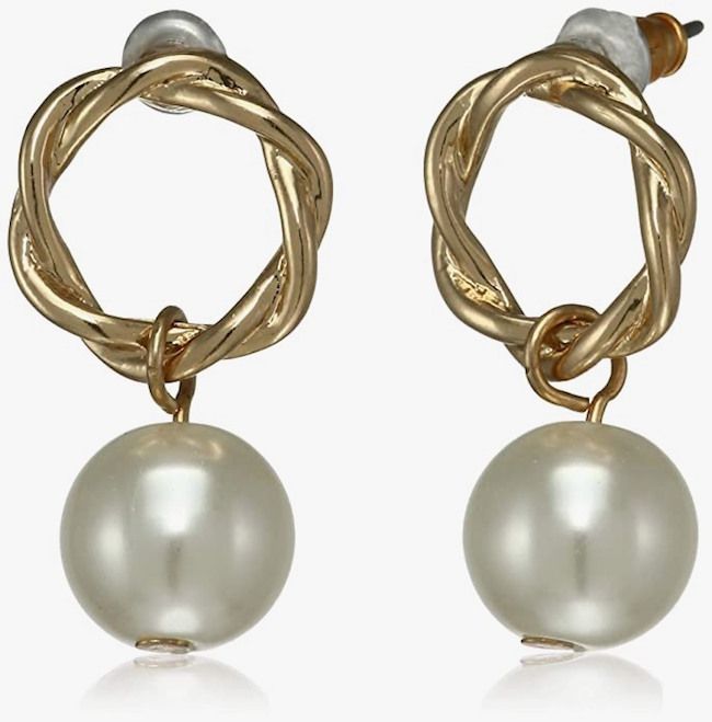 accessorize pearl rope drop earrings