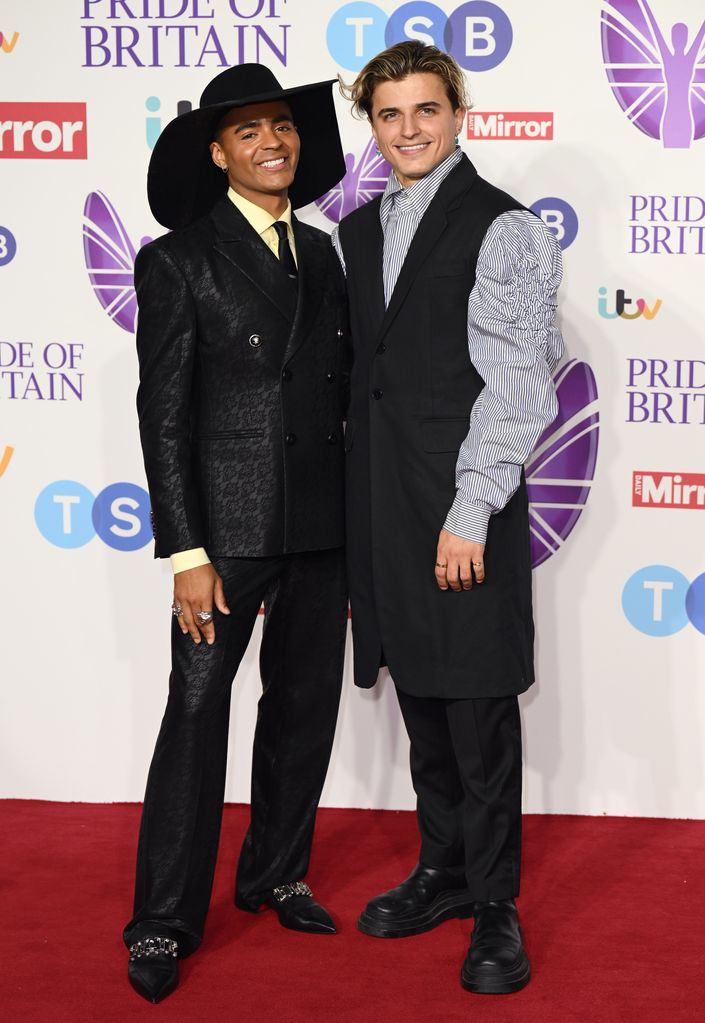 Layton Williams and Nikita Kuzmin at the Pride Of Britain Awards 2023