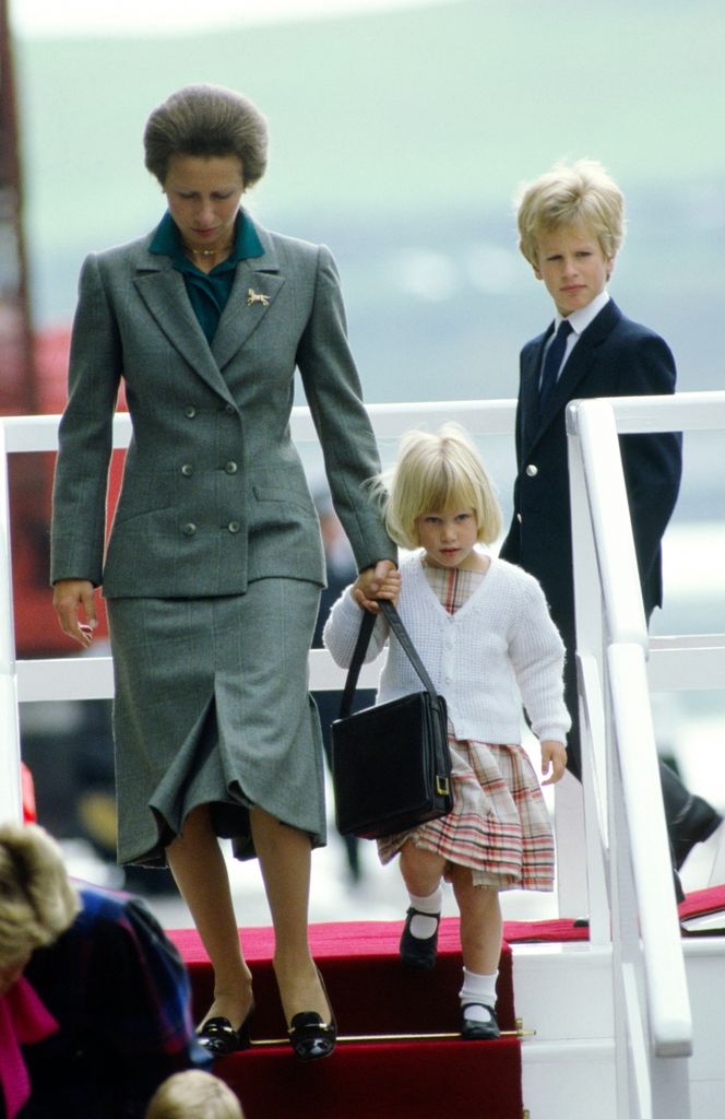 Princess Anne pictured in 1985 wearing favourite suit