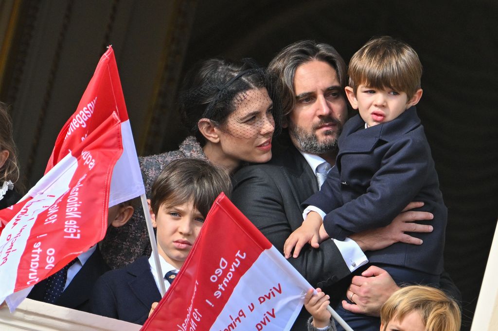 Raphael, Charlotte, Dimitri and Balthazar attend the Monaco National Day 