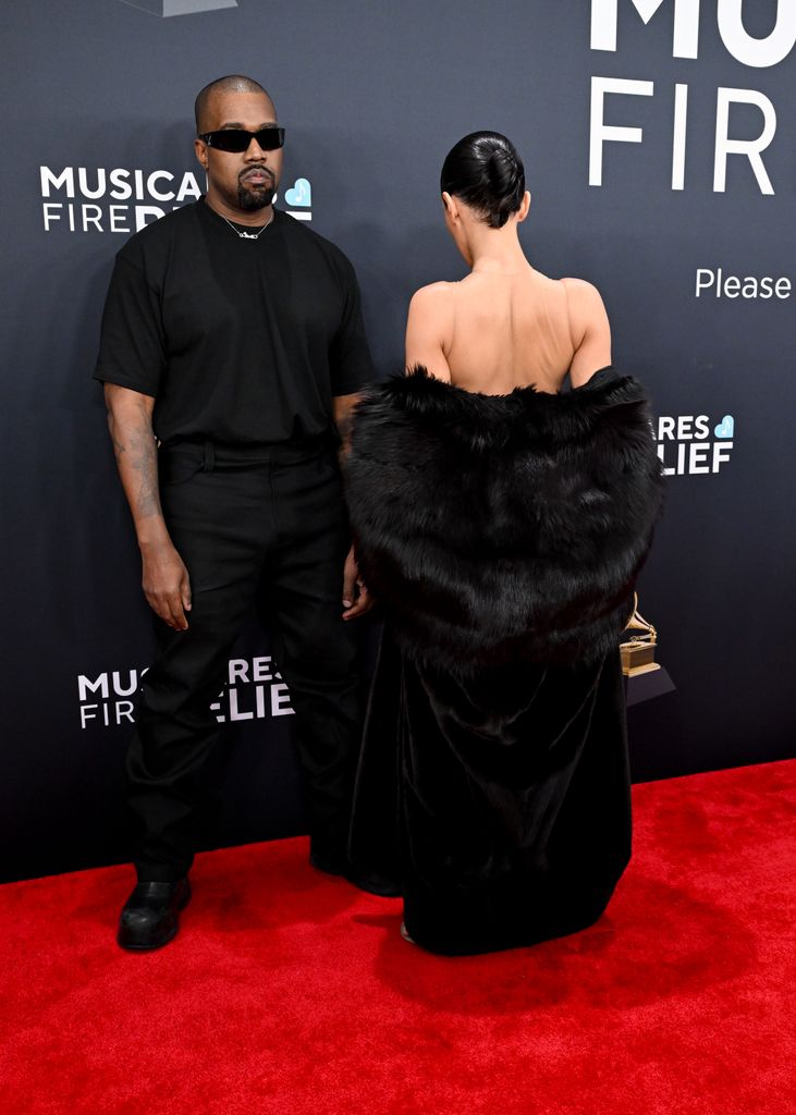 Kanye West, Bianca Censori at the 67th GRAMMY Awards 