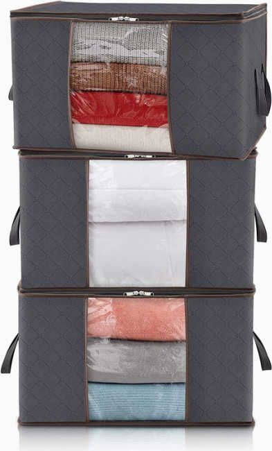 Stylista Waterproof Blanket bag/Quilt bag/Storage bag Large Size Ditzy  Pattern Grey