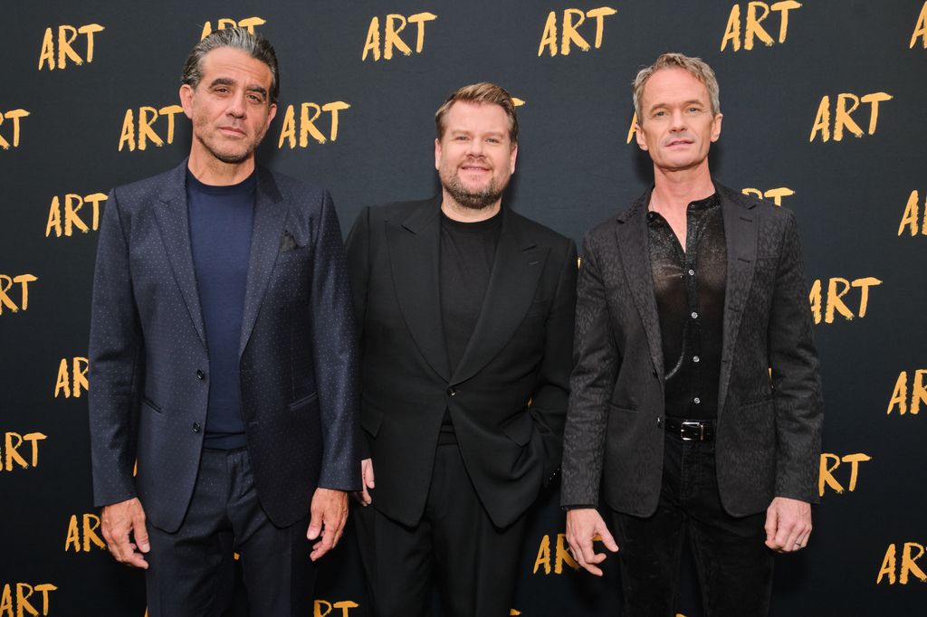 Bobby Cannavale, James Corden, and Neil Patrick Harris attend the opening night celebration of "Art" on Broadway at Music Box Theatre on September 16, 2025 in New York City.