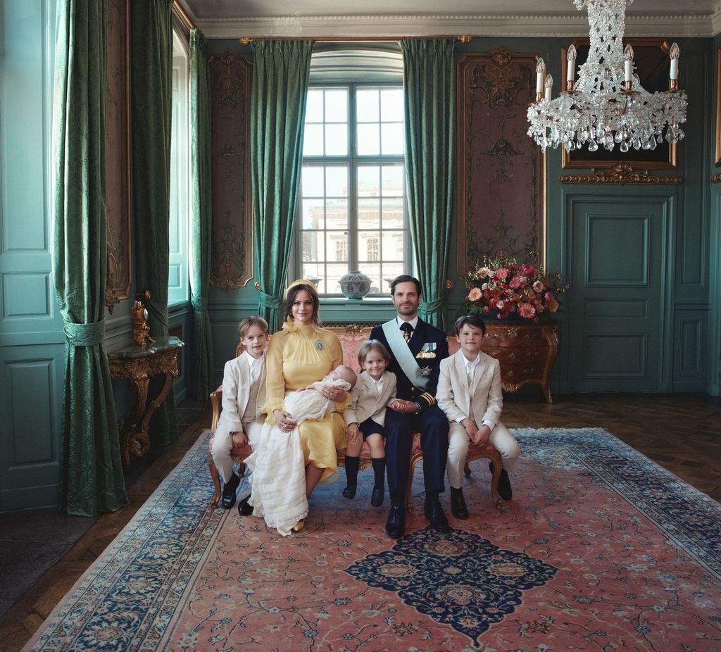 Princess Ines was christened on June 13, 2025