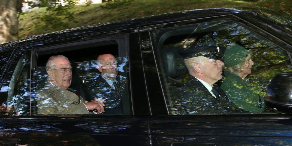 King Charles III and Queen Camilla At Crathie Kirk