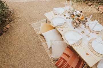 Bohemian style picnic