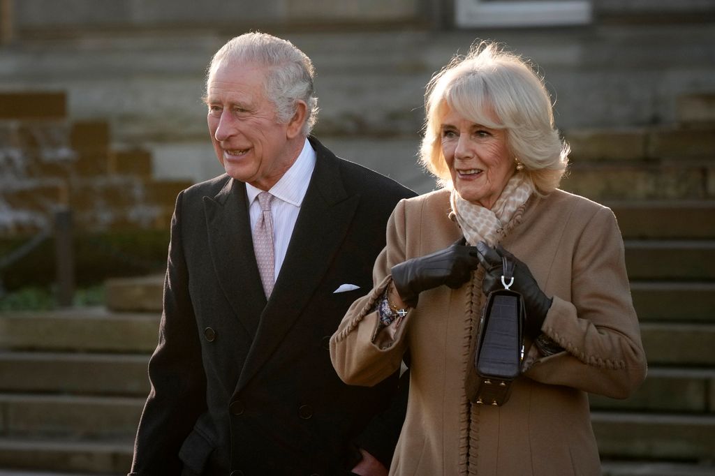 King Charles and Queen Consort Camilla in Manchester