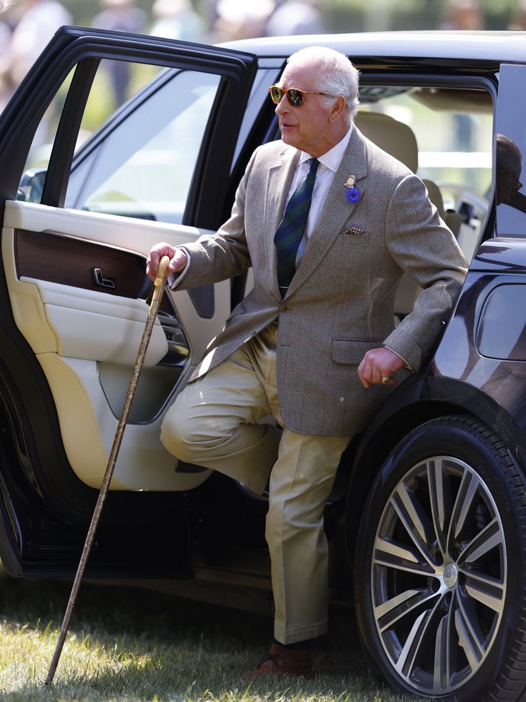 King Charles on day 3 of the Royal Windsor Horse Show in Home Park